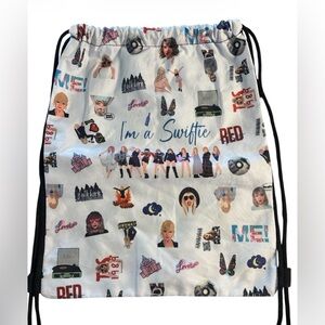 Taylor Swift Inspired Drawstring Bag